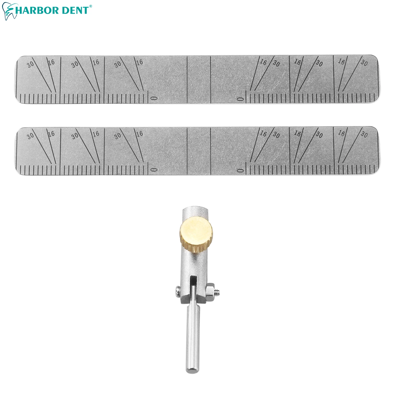 Dental Implant 2025 Locating Guide with Scale new Angle 3 Rulers Set High Temperature Sterilizable Bendable Planting Positioning Locator