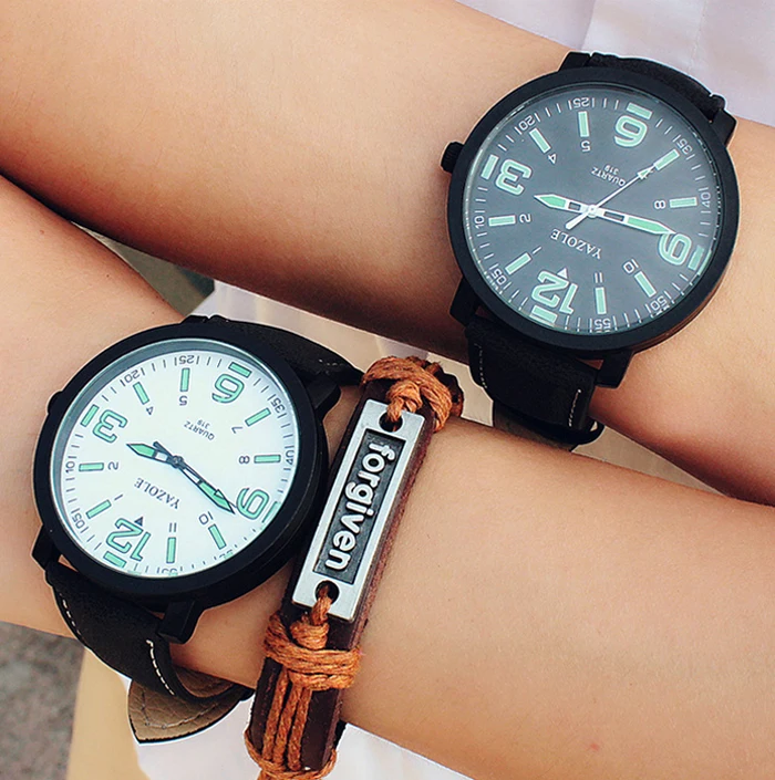 2025 Men's Watch Sports Luminous Watches new For Men Wrist Watches Leather Clock erkek kol saati relogio masculino reloj hombre 2020