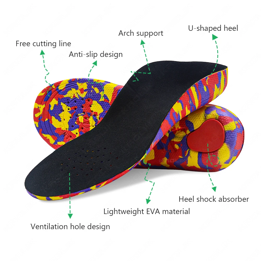Orthopedic Insoles Kid Orthotics Flat Foot Health 2025 Sole Pad for Shoes Insert Children Arch Support Insoles for new Plantar Fasciitis