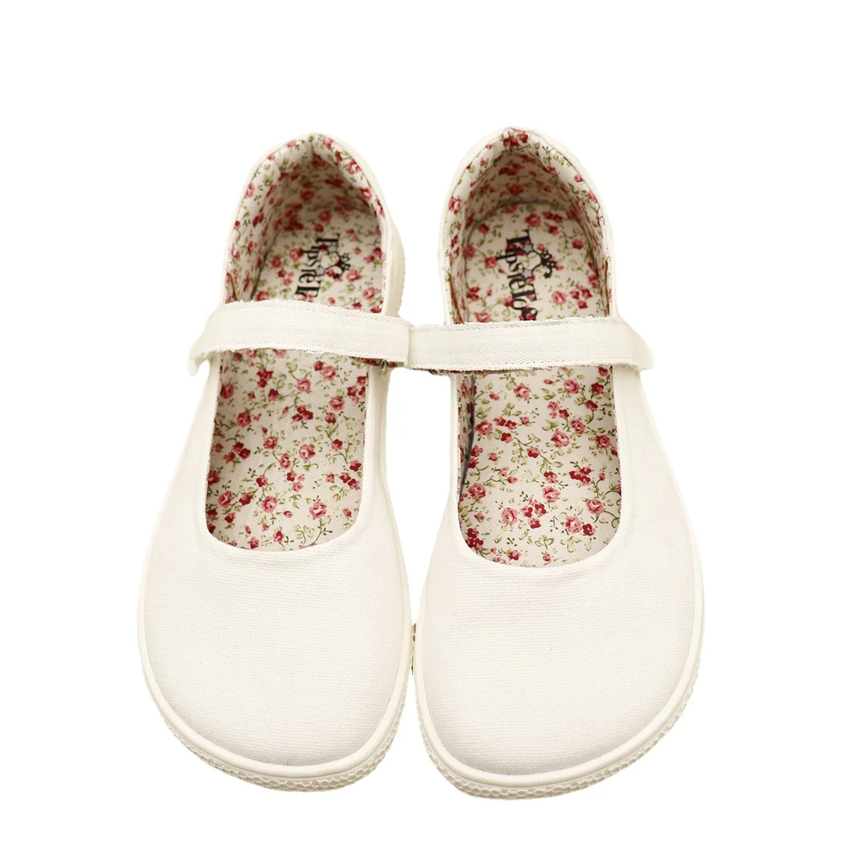 Tipsietoes 2024 Sprinng Autumn Barefoot Vegan Leather Canvas Ballerina new Women 2025 With Flat Soft Sole Zero Drop Wider Toes Box