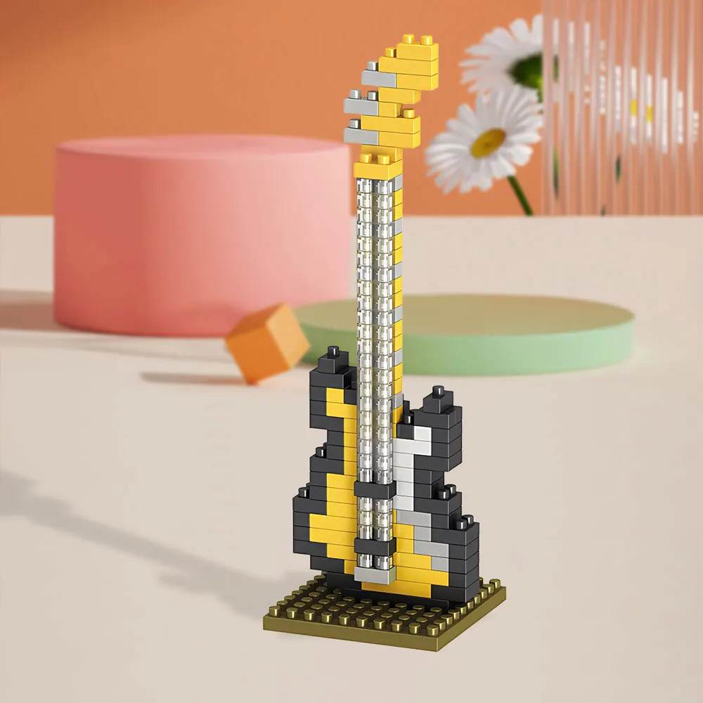 Build Your Own Mini Musical Instrument: Piano or Guitar or Keyboard or Bass or Drums DIY Educational Toy for Boys & Girls!