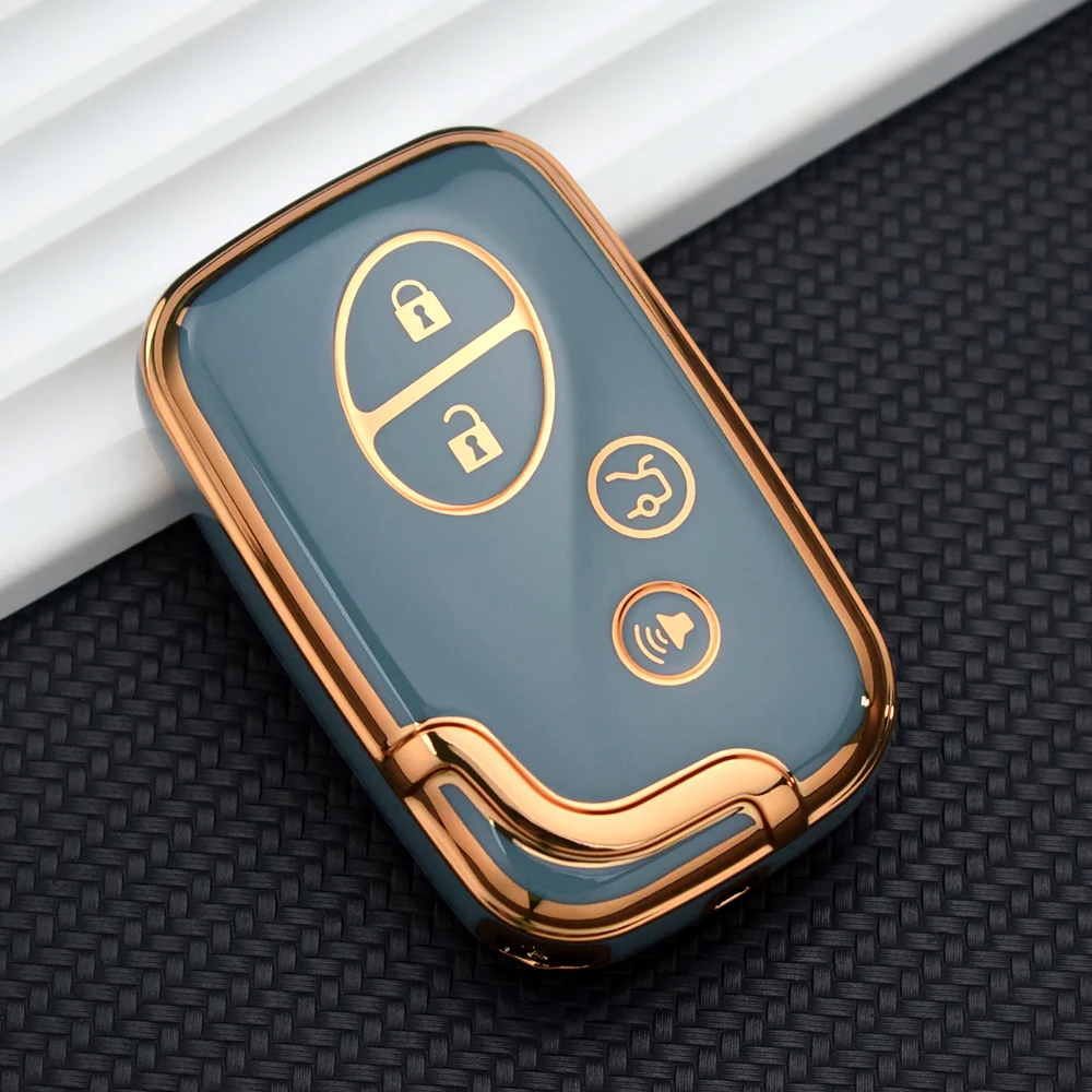 3 4 Buttons TPU Car Key Cover For Lexus CT200H GX400 GX460 IS250 IS300C RX270 ES240 ES350 LS460 GS300 450h 460h Shell Case