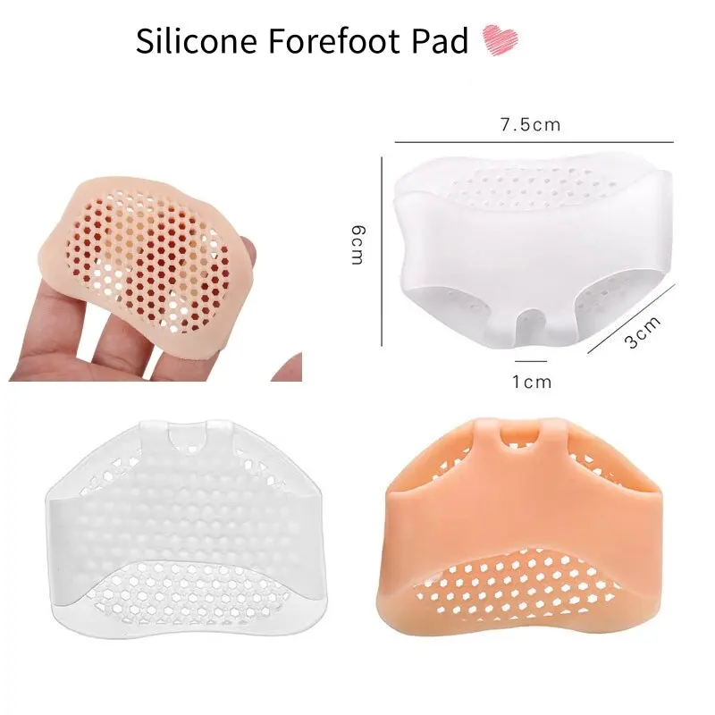 Silicone Gel Forefoot Pads Pain Relief Support Front Feet Care Slip Resistant new Pads Prevent 2025 Grind Feet Foot Care Pad