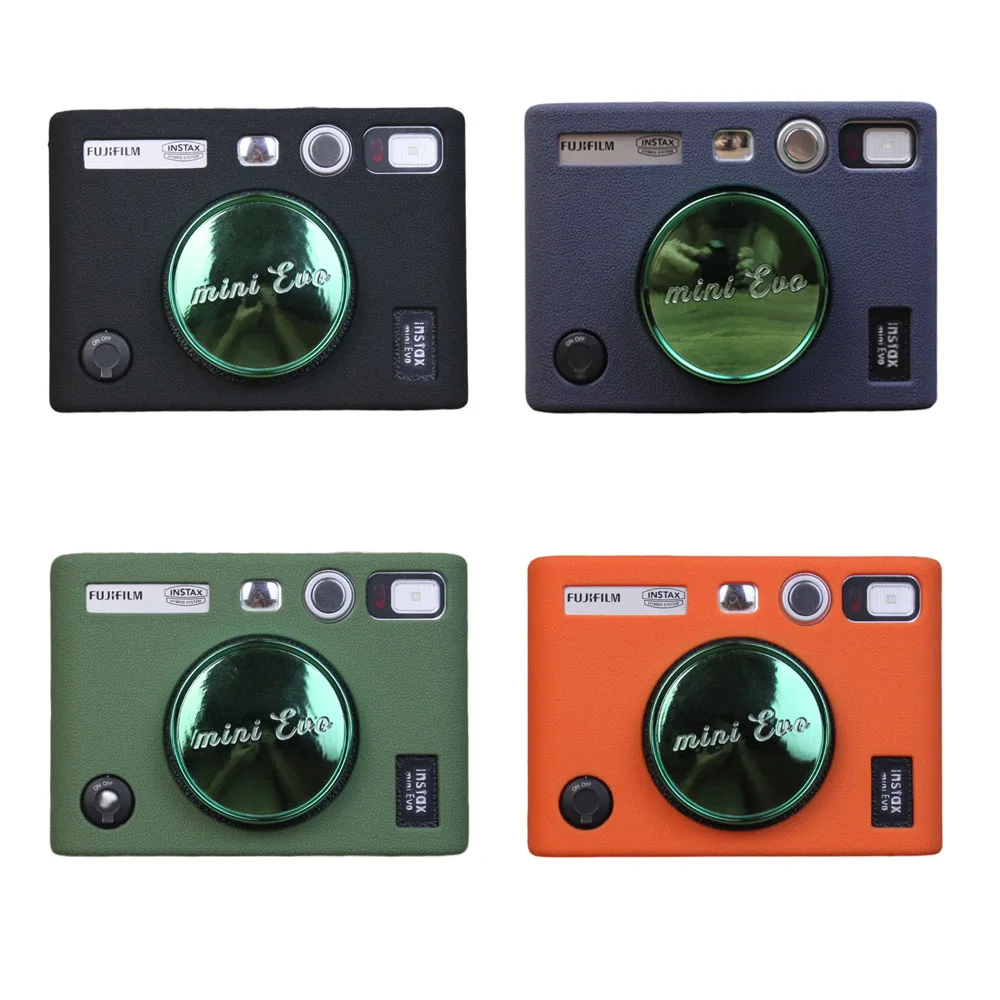 For Fujifilm Instax Mini EVO Protective Armor Skin Rubber Body Cover Soft Silicone Case Camera Bag