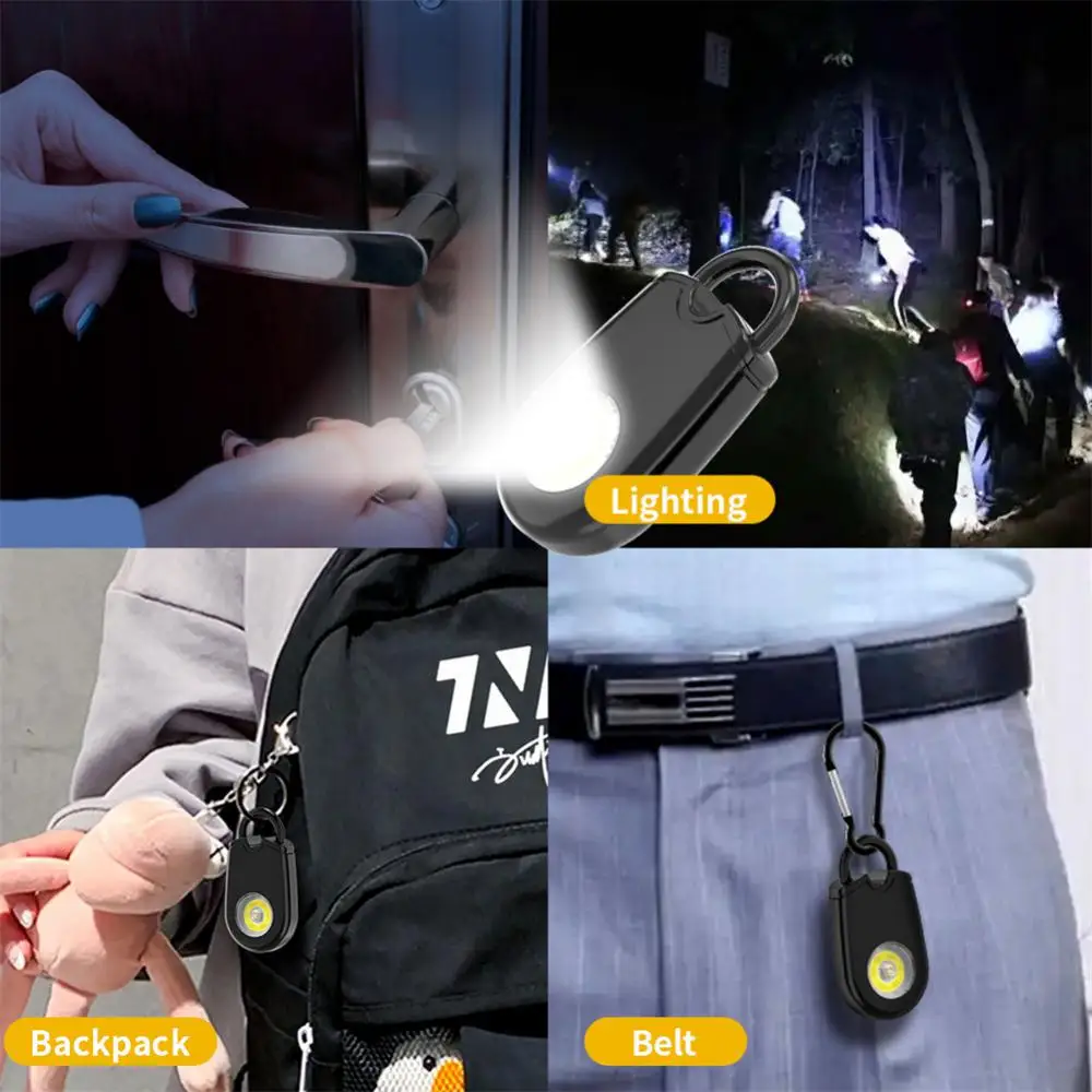 Ryra SOS Allarme Di Autodifesa 125DB Avviso Allarme Personale Per Ragazza Bambino Donne Anziani Allarme Di Panico Di Emergenza Portachiavi Di Allarm-image