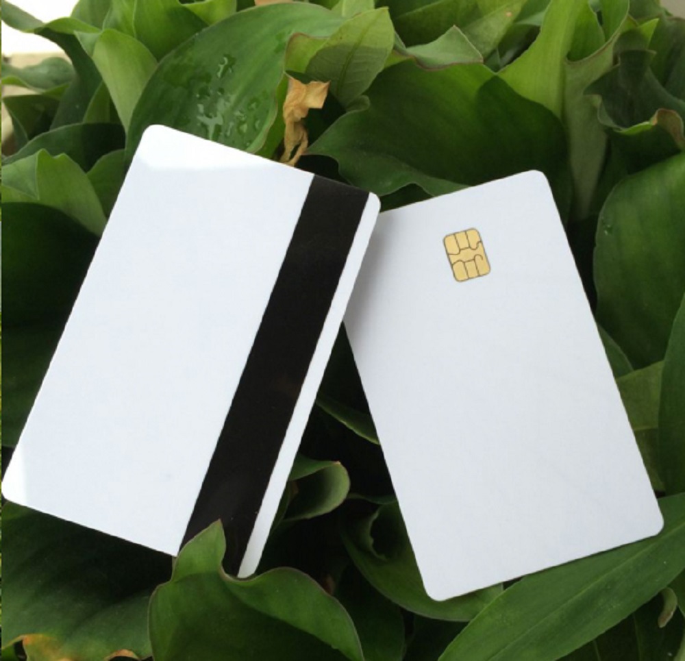 1/5/10 Pcs Sle4442 Chip Smart IC Blank PVC Card With 2750 OE Hi-Co Magnetic Stripe Works With All Standard Printers Inkjet Card