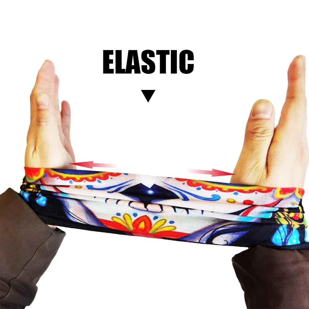 Breathable Bandana Tube Buff Men Hiking Cycling Neck Warmer Windproof Balaclava Superhero Ski 2025 Mask new Cosplay Mask Halloween Summer