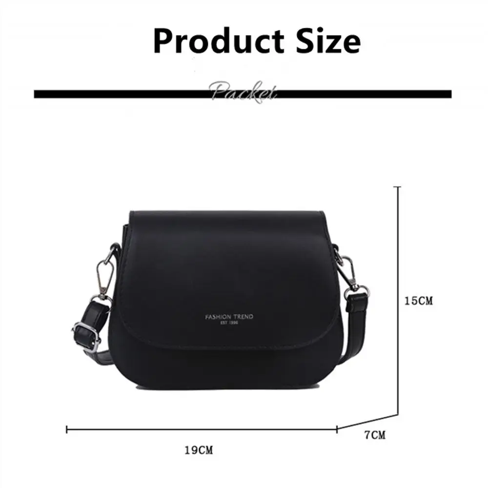 Simple Trend Crossbody Bags for Women Solid Wild Flap Shoulder Bag Lady Designer Small Women's Handbags and Purses New Fashion