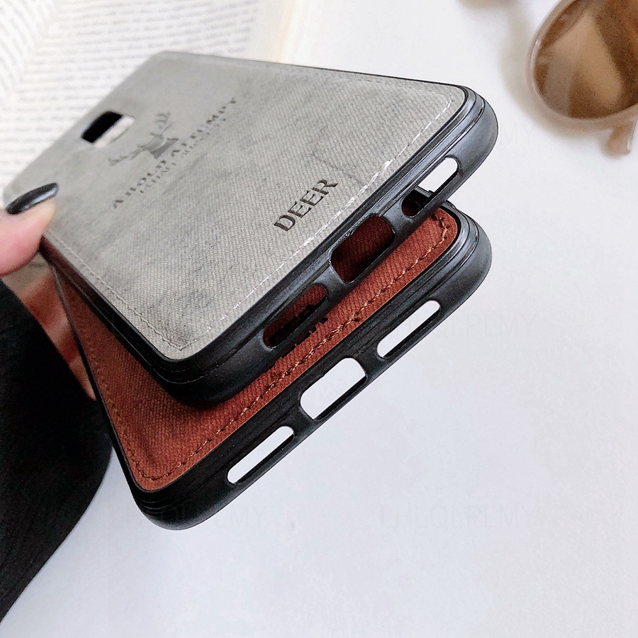Fabric Cloth Deer Pattern Case For Oneplus 11 10 9 Pro Ace 10T 5G 10R 9RT One Plus Nord CE 3 Lite Soft tpu Cover