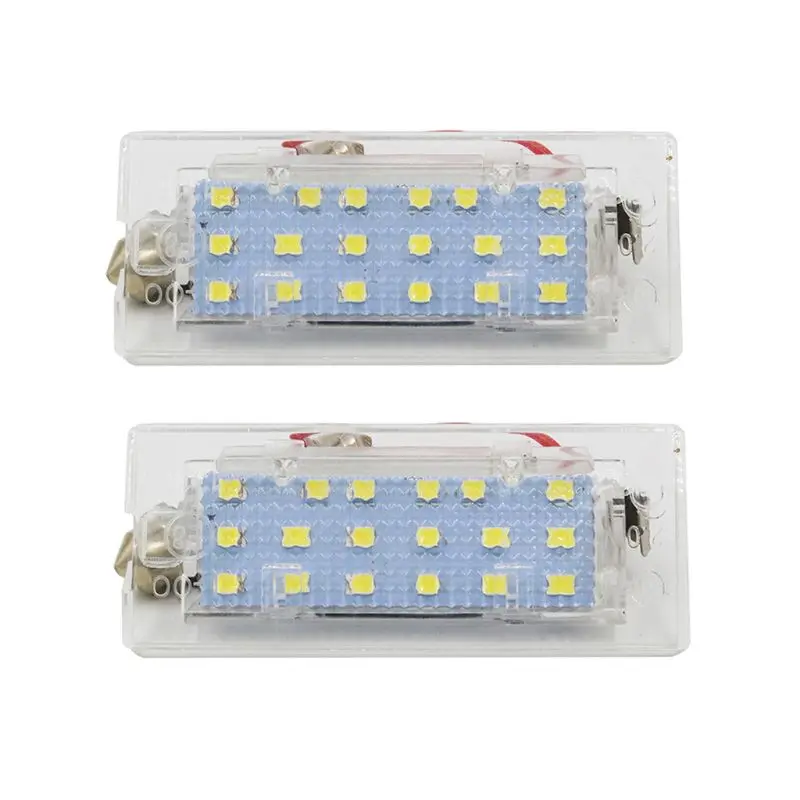 Car Light 2Pcs LED License Plate Taillight for E53 X5 1999-2003 E83 X3 03-10 smile