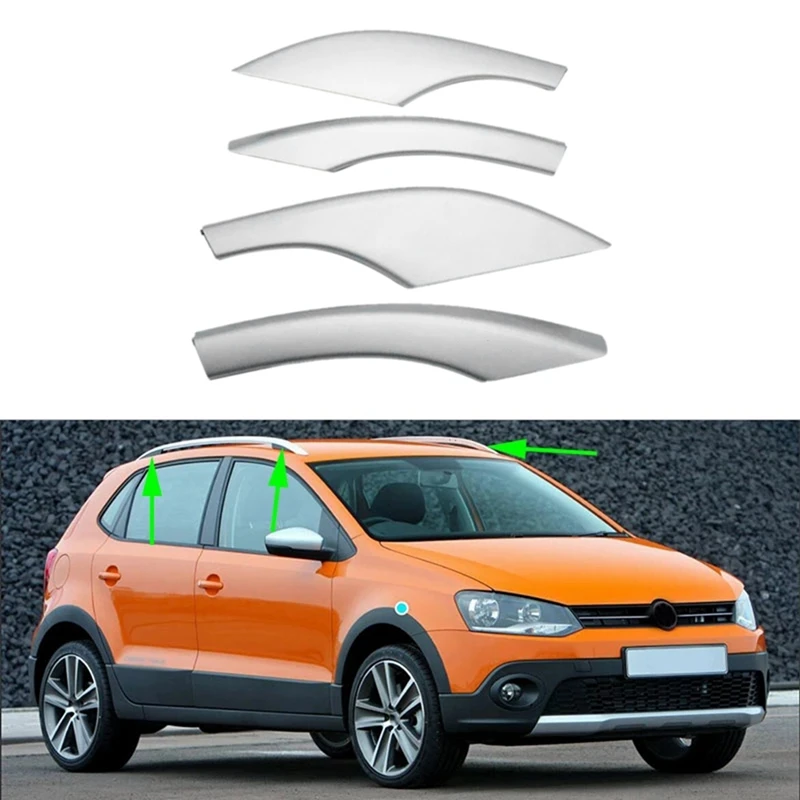 Car Roof Luggage Rack Guard Cover Cap Lid For VW CROSS POLO 2007-2011