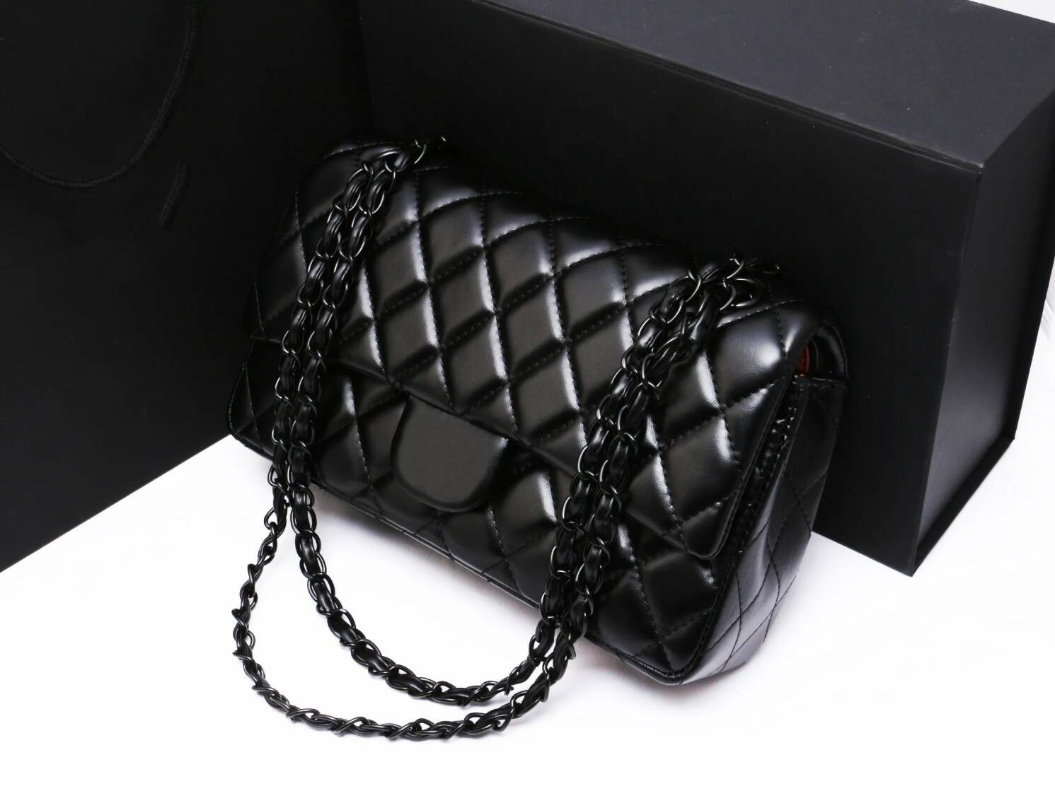 Designer Bags Women Shoulder Chain Bag Clutch Flap Tote Bags C Wallet Check Velour Thread Purse Double Letter Solid Hasp Waist Square Stripes Women Luxury Handbags