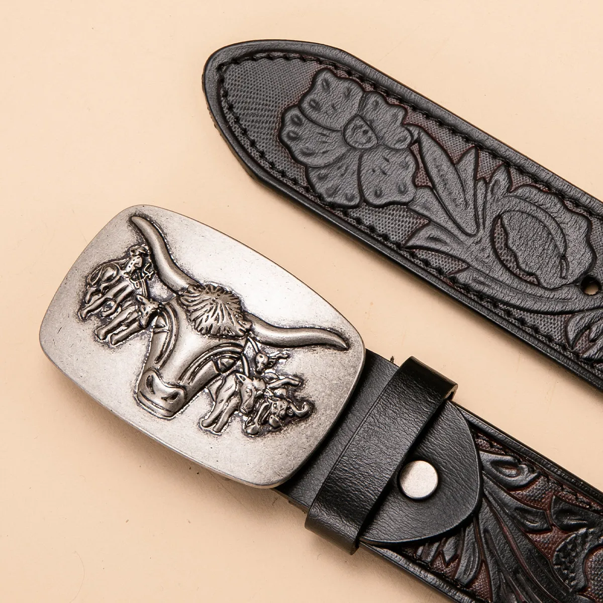 BISON DENIM Belt Male Leather Belt 2025 Men Genuine Leather Strap Pin Buckle Men's new Belt Cummerbunds ceinture homme W70256