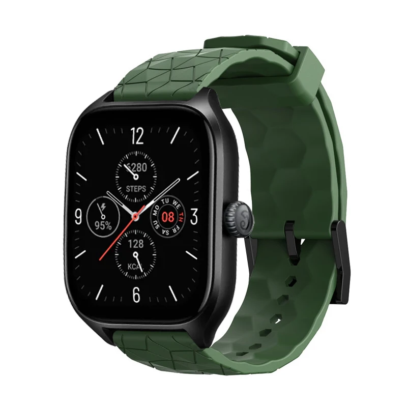 20mm/22mm band For Amazfit GTS 4/2/2e/3/GTS2 Mini/GTR/4/3/Pro/GTR2/42mm/stratos Silicone Wristband Bracelet Amazfit bip strap