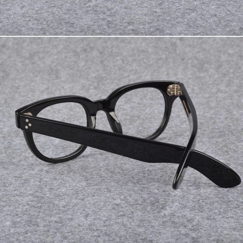 Optical Eyeglasses Frame Men Women Johnny Depp VILDA Vintage Glasses Computer Acetate Spectacle Frame For Male Clear Lens