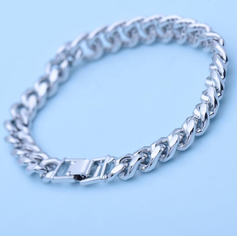 Hip Hop Wedding Bracelet Ring: Gold Fill Pave White Sapphire CZ Dia Gemstones Party Women Eternity Bangle Gift