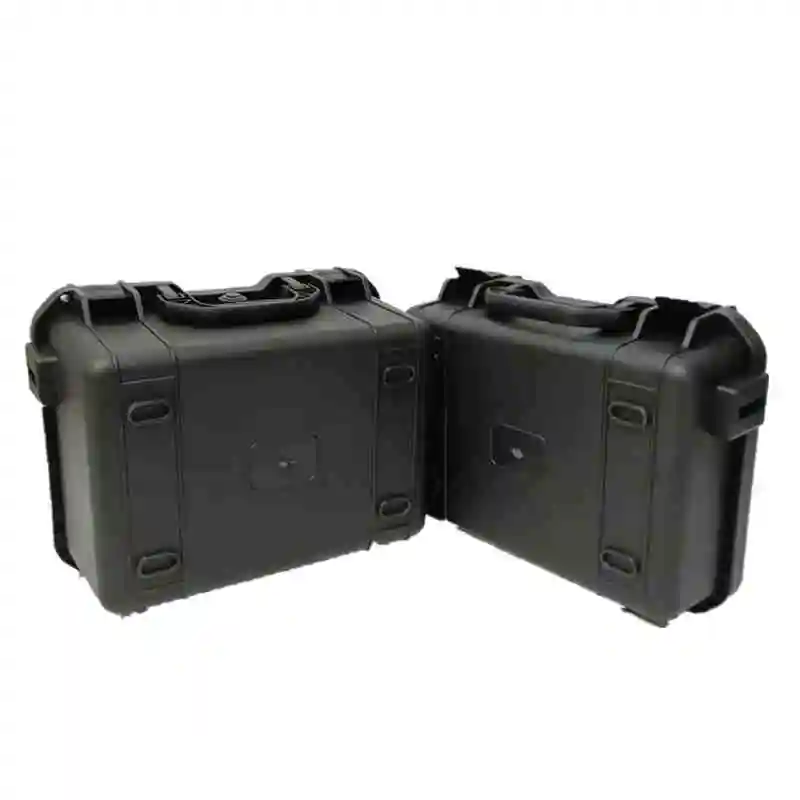 287*220*152mm Rigid Plastic Tool Box Waterproof Shockproof Storage Box Pre-cut Foam Electrician Working Suitcase Tool Box
