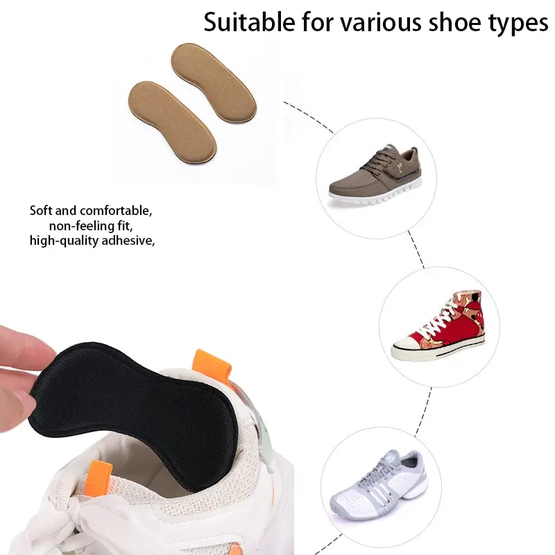 5 Pairs Insoles Patch Heel Pads High Heel Adjustable Shoe Pads Pain Relief Feet Pad 2025 Insole Back new Heel Protector Sticker