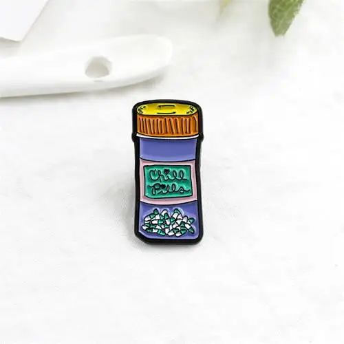XEDZ Syringe Band-aid Enamel Brooch Medical Appliance Medicine Metal Badge Doctor Nurse Stylish Jewelry Gifts For Friends