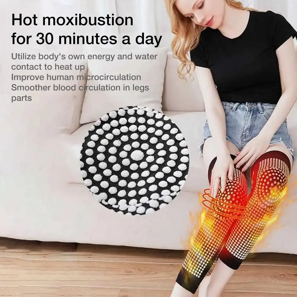 1 Pair Self Heating Support new Knee 2025 Pads Tourmaline Knee Brace Warm for Arthritis Joint Pain Relief Injury Recovery Knee Massager