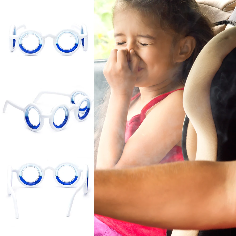 Anti-Sickness Without Lens Anti-carsick Foldable Travel Prevent Anti Dizzy Artificial Glasses