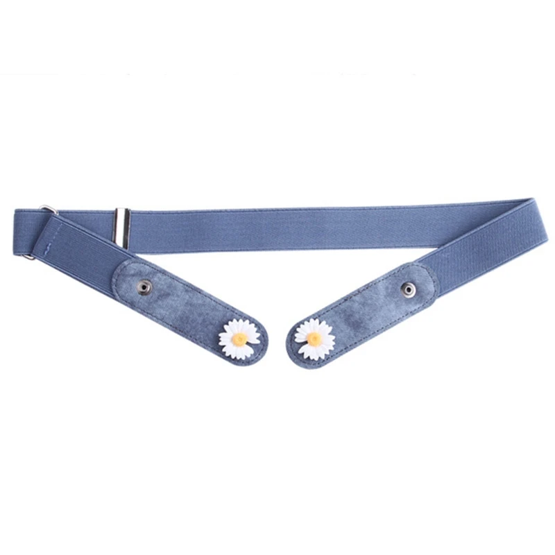 Buckle-free Elastic Invisible 2025 Waist Belt Denim Elastic Belt Jeans Belt Without new Buckle Easy Belts Women Men Drop Shipping