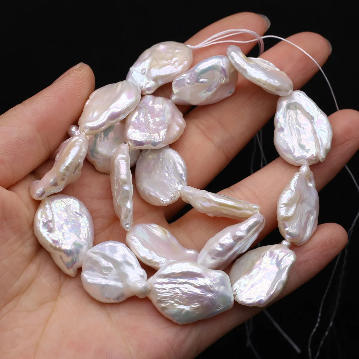 Natural Freshwater Baroque Pearl Beaded Irregular Loose Spacer Beads for Jewelry Making Diy Personalized Bracelets Necklaces