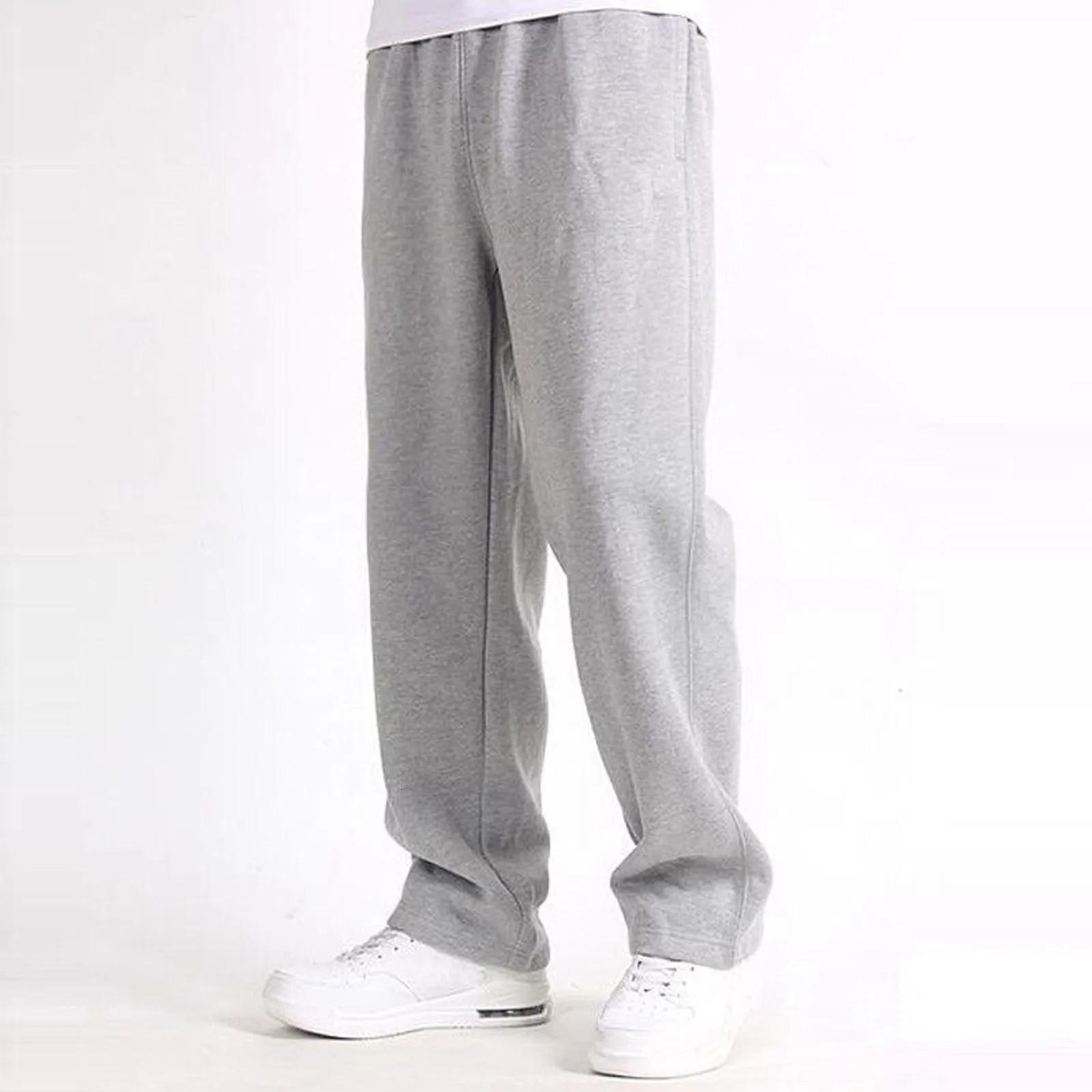 Mens clothing Sweatpants Jogger Baggy Pants Jogging Casual Fashion Classic Wide Straight Pants Sports Solid Color Loose Pants 240517