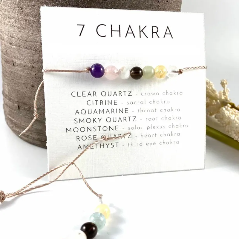 7 Chakra Bracelet new Healing Crystal Bracelet 2025 Natural Chakra Crystal Healing Jewelry Mandala Yoga Bracelet Balancing Gifts