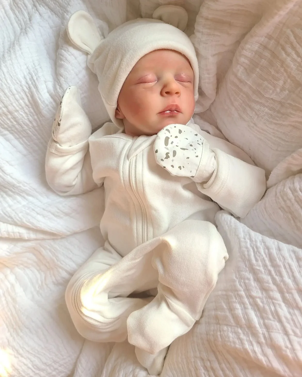 50CM Finished Reborn new Baby Doll Jude 3D Painted 2025 Skin High Quality Already Painted Hair Handmade DIY Newborn Toy