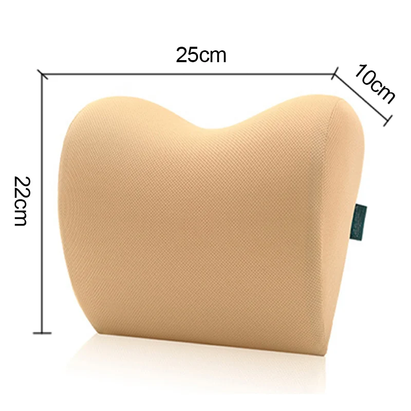SEAMETAL Memory Foam Car Headrest 3D Car Seat Neck Pillow Soft Neck Support for Travel Breathable Fabric Cover Relieve Soreness