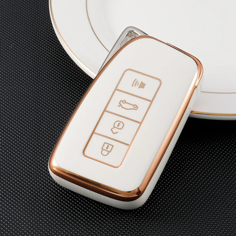 TPU Car Key Case Cover for Lexus RX350 NX300 Es300h Rx450h GS300 GX470 IS250 ES350 LX570 GX460 Nx300h Is300h Shell Fob Holder