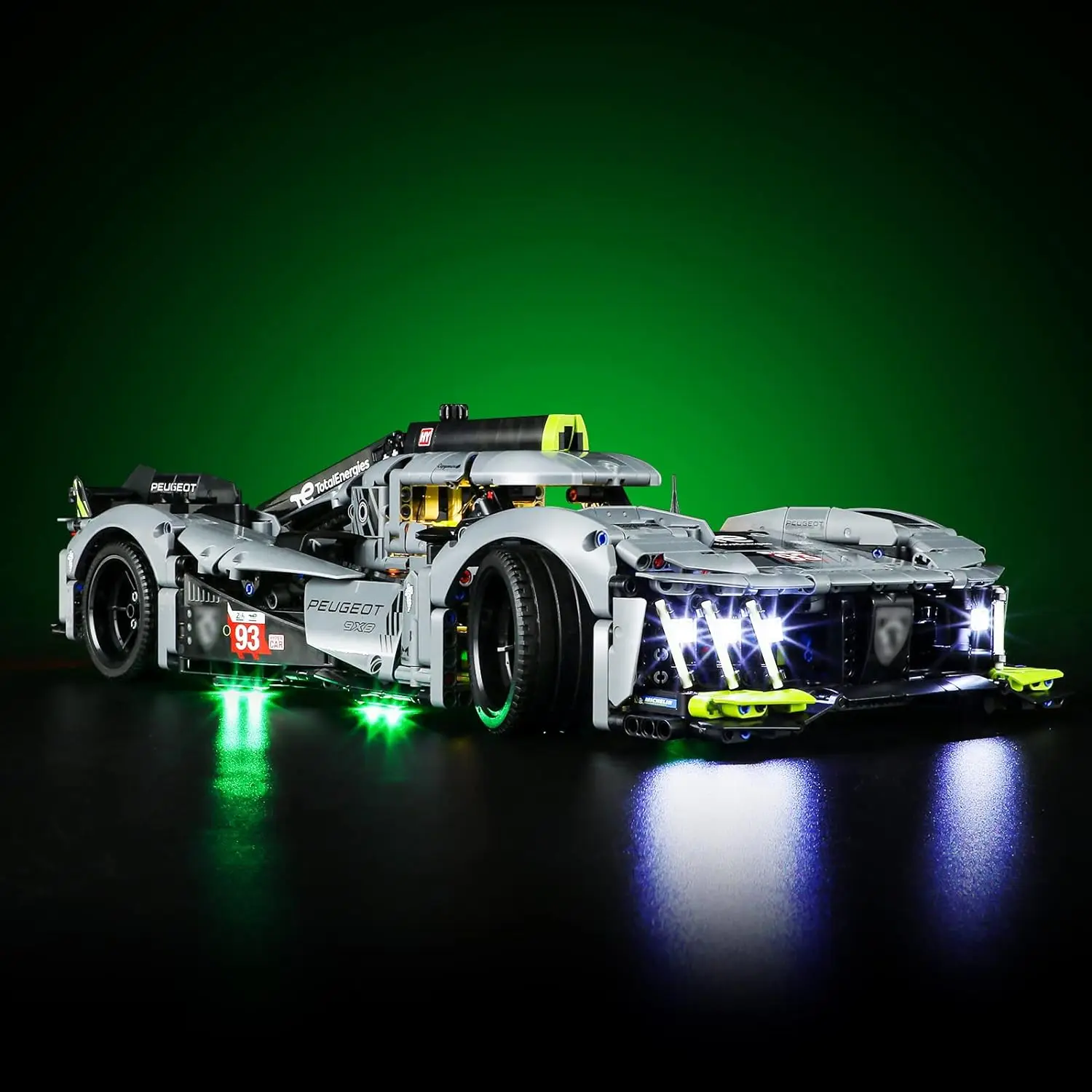 Hprosper LED Lights for Technic 42156 Peugeot 9X8 24H Le Mans Hybrid Hypercar Racing Car (Not Include Lego Building Blocks Set)