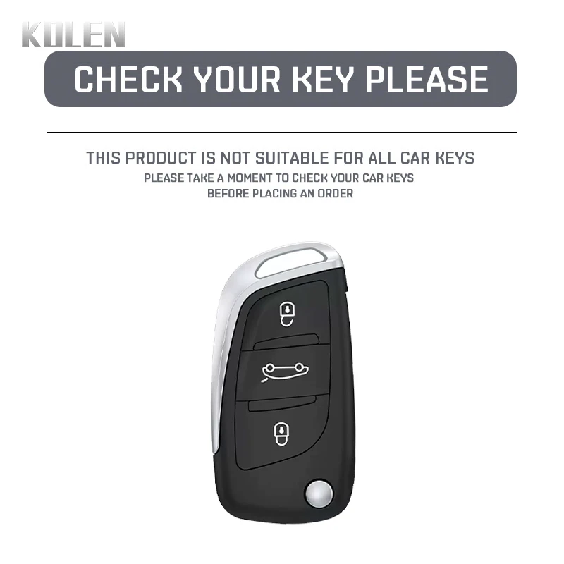 TPU Car Flip Key Case Cover Shell Fob For Citroen C1 C2 C3 C4 C5 XSARA PICA For Peugeot 306 407 807 For DS DS3 DS4 DS5 DS6 Bag