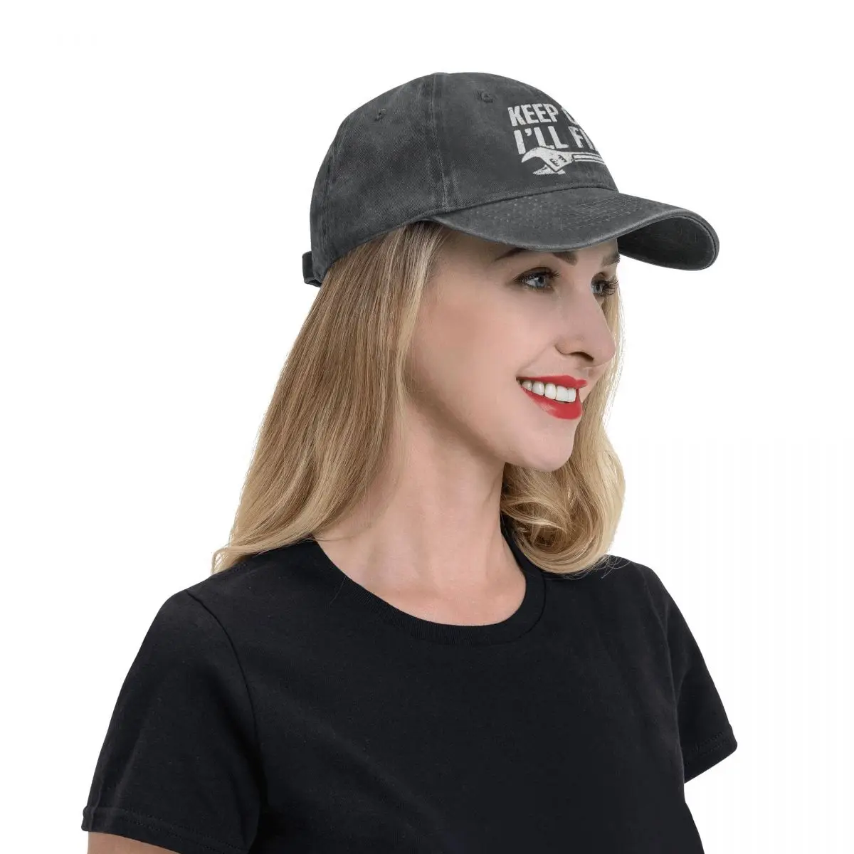 2023 New Vintage 2025 Wash Keep Calm I'll Fix It Mechanic Baseball Caps Men Women Denim new Snapback Hats Four Seasons