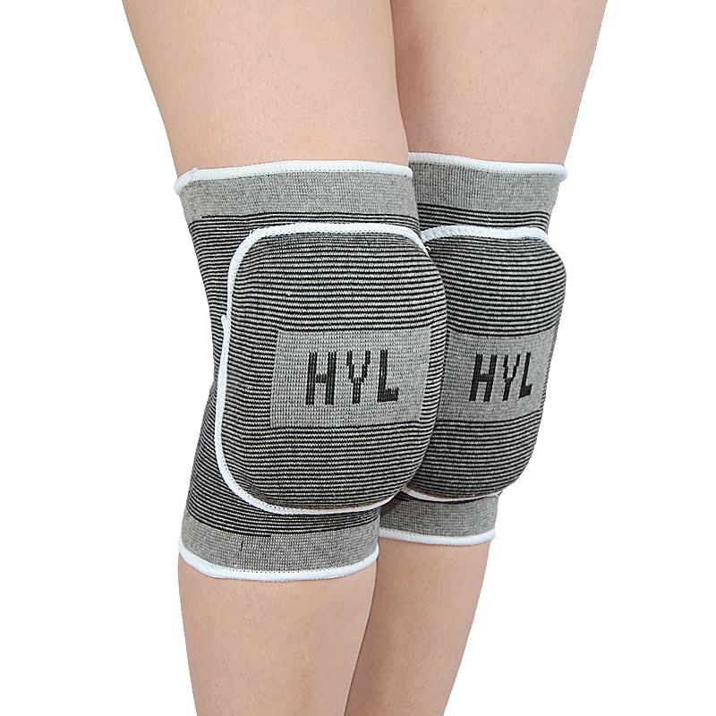 1 Pair Thickened Knitted Knee Pad Sport Sponge 2025 Knee Brace for Volleyball Dance Soccer Work Garden new Breathable Absorb Sweat Warm