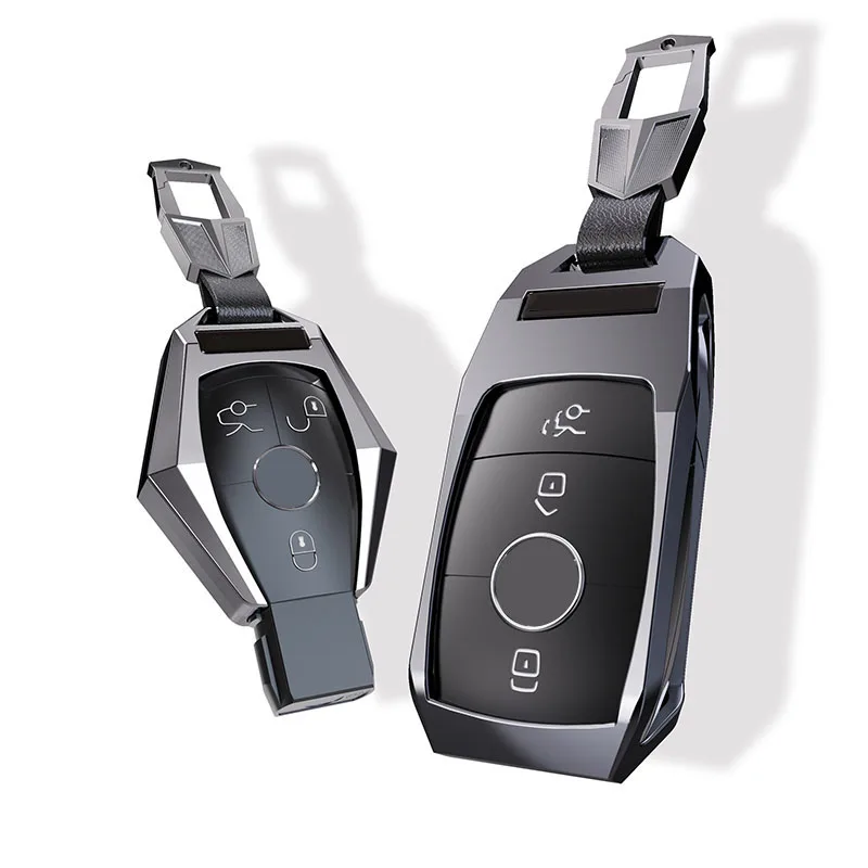 Zinc Alloy Car Key Case Cover for Mercedes Benz A B C E S G Class GlC CLE CLA CLS CLK GLB GLS SLK AMG W203 W211 W213 W204 W205
