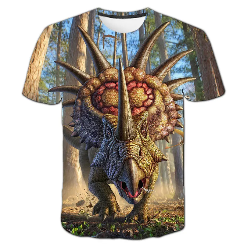 Kids Boys T-shirt new Cool Jurassic World Dinosaur T Shirt Boy Clothes Summer Short Sleeve Tee 2025 Shirts Children Clothing Girls Tops