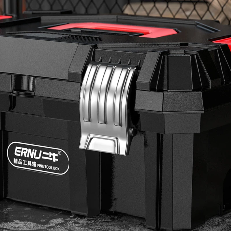 Multifunctional Large Tool Box Waterproof Shockproof Sealed for Household Storage Electrician Woodworking Plastic Tool Box