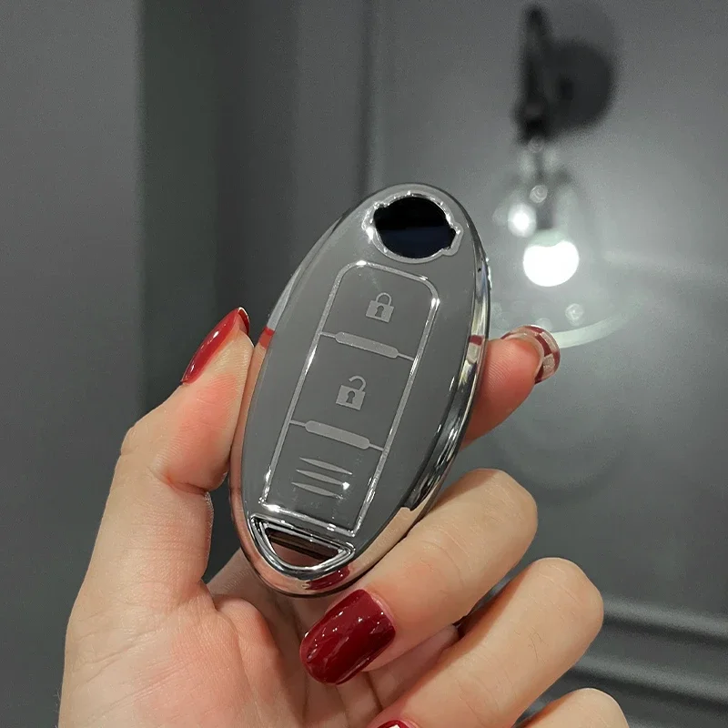 New Tpu Car Key Case Cover for Nissan new Leaf Micra Qashqai J11 J10 X Trail T32 Versa Note 2025 Patrol Infiniti Qx60 Qx30 Altima Maxima