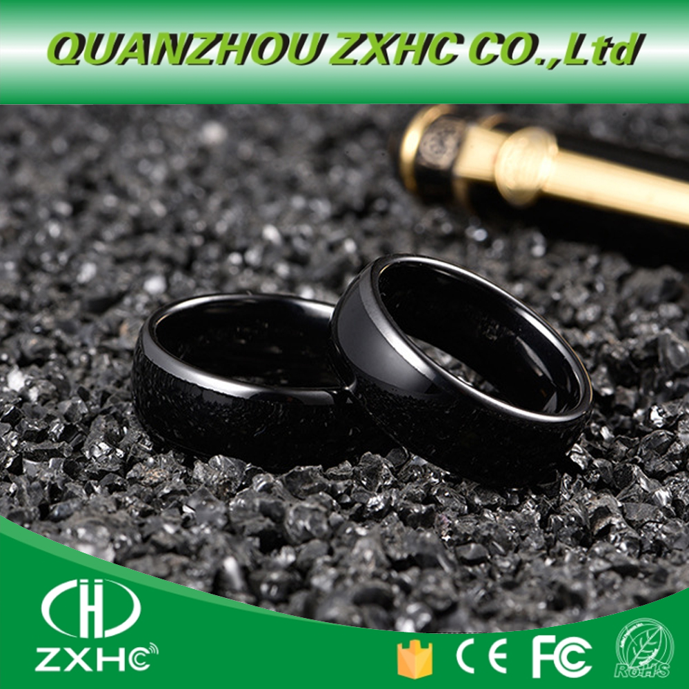 RFID Smart Ring ID or UID chip rewrite 125KHZ or 13.56MHZ RFID Ceramics Smart Finger B Ring Wear for Men or Women
