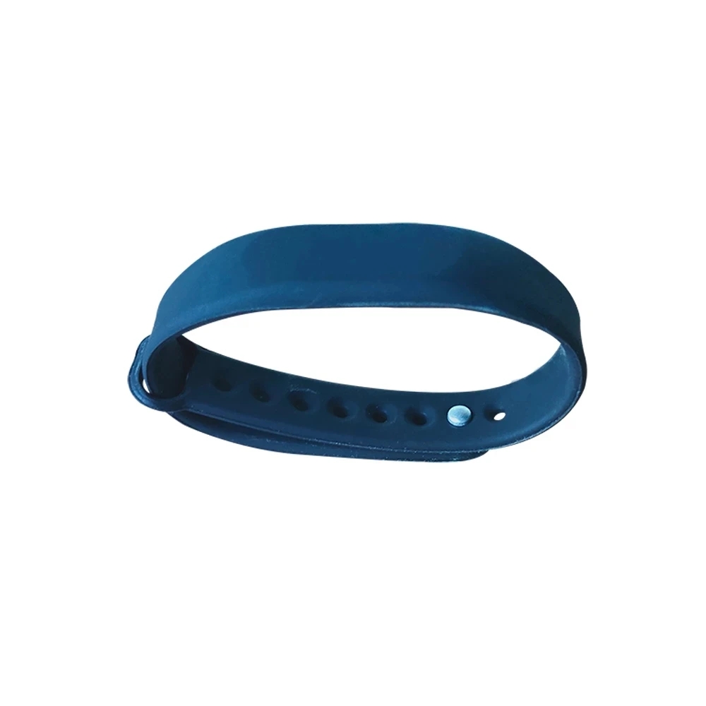 5Pcs Adjustable Silicone Waterproof RFID IC 13.56MHz Read Only NFC Wristband Black Bracelet Tags Card Free Shipping