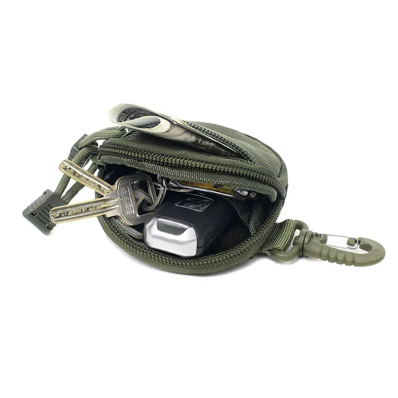 Tactical Wallet Pocket 1000D Military Accessory Bag Portable Mini Money Coin Pouch Keys Holder Waist Bag for Hunting Camping