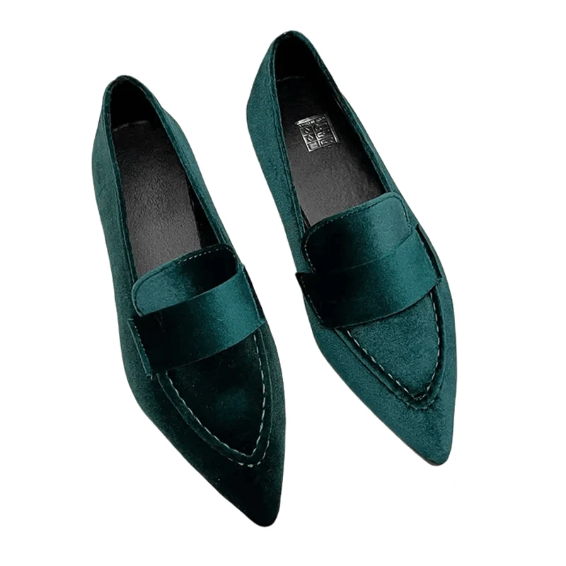 Women new Flats Ballet Dance Pointed Toe Sandals Shoes 2023 Spring New Designer Loafers Shoes 2025 Suede Casual Sport Walking Zapatillas