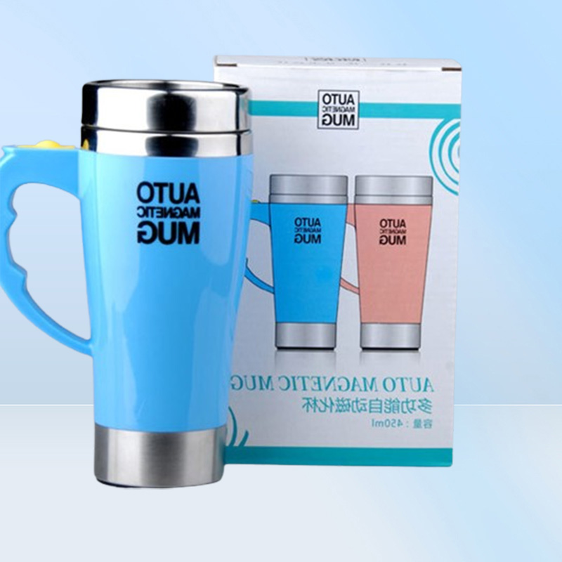 Epacket 450ML Automatic Stirring Magnetic Coffee Mug Stainless Steel Milk Mixing Water Cup Blender Lazy Smart Breakfast Thermal Cu5950874