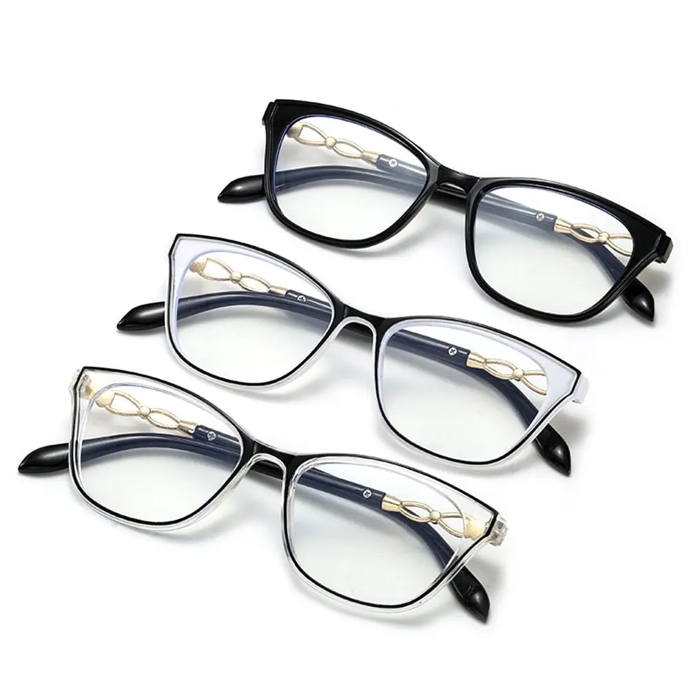 2025 Trendy Cat Eye Anti-Blue Light Blocking Reading Glasses new Women Men Square Optical Presbyopic Eyeglass Computer Hyperopia Eyewear
