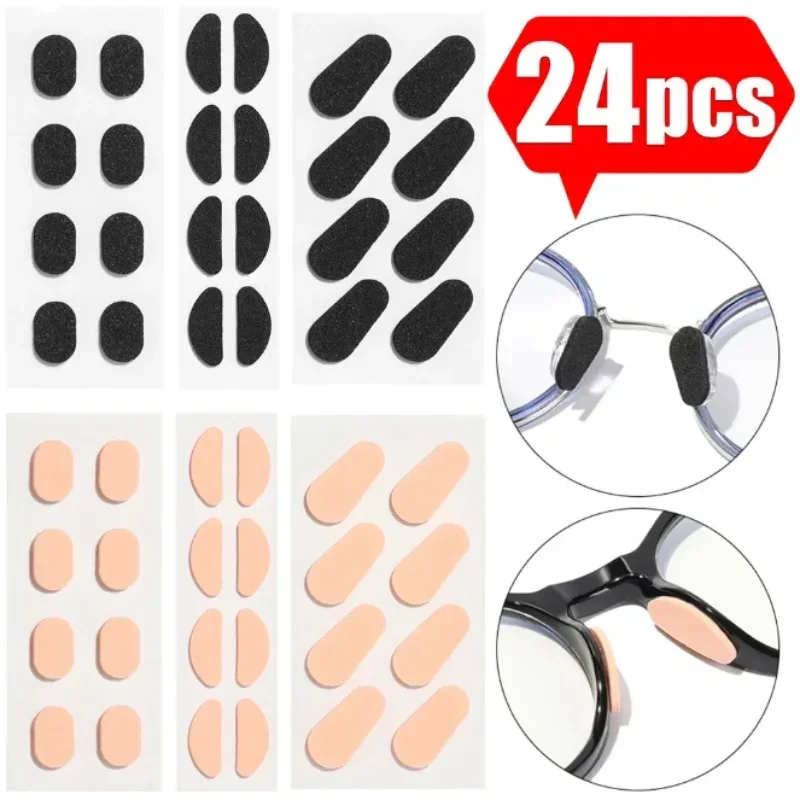 EVA Foam Soft Glasses Nose Pads Anti-Slip Self-Adhesive Eyeglasses Bracket Nose Pads Sunglasses Eyewear Kit Accessories