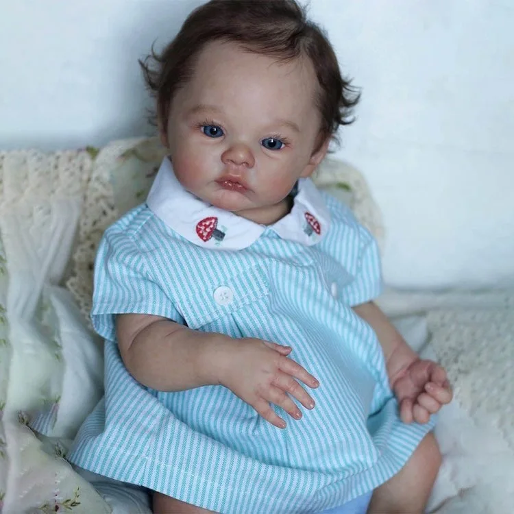 17Inch Already new Painted Reborn Doll Kit Meadow With Implanted Hair and Cloth 2025 Body Unassembled Handmade Doll Parts DIY