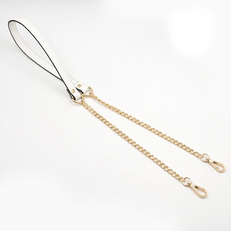 Cross Pattern Chains Strap Handbag Handles Shoulder Straps Luxury Design Gold Bag Chain Strap Replacement Leather Bags Straps
