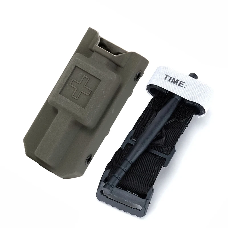 Tactical Tourniquet Cat Storage Box Bag MOLLE Medical Package Military Fan Outdoor Emergency Tourniquetrats Militaire for Blood